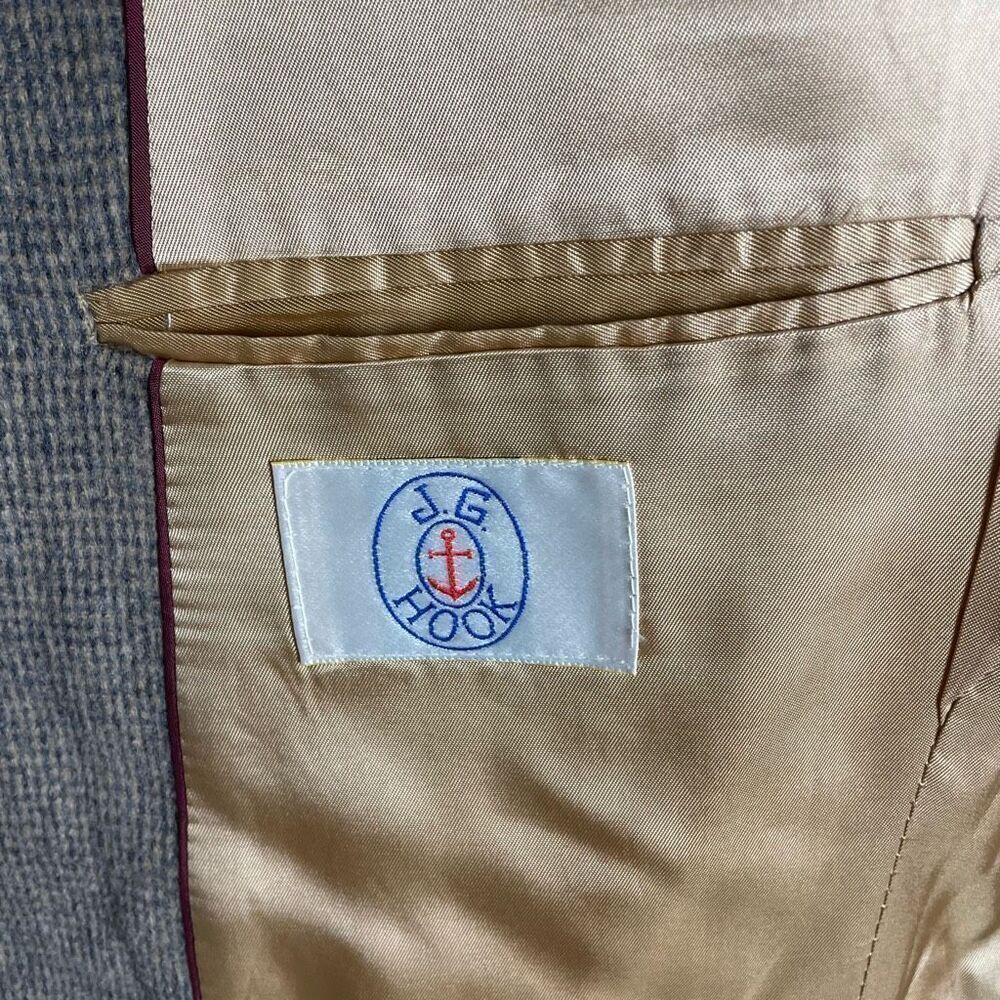 J.G. Hook Vintage Camel Hair Sports Coat - Men's 40 Large - Picture 9 of 9